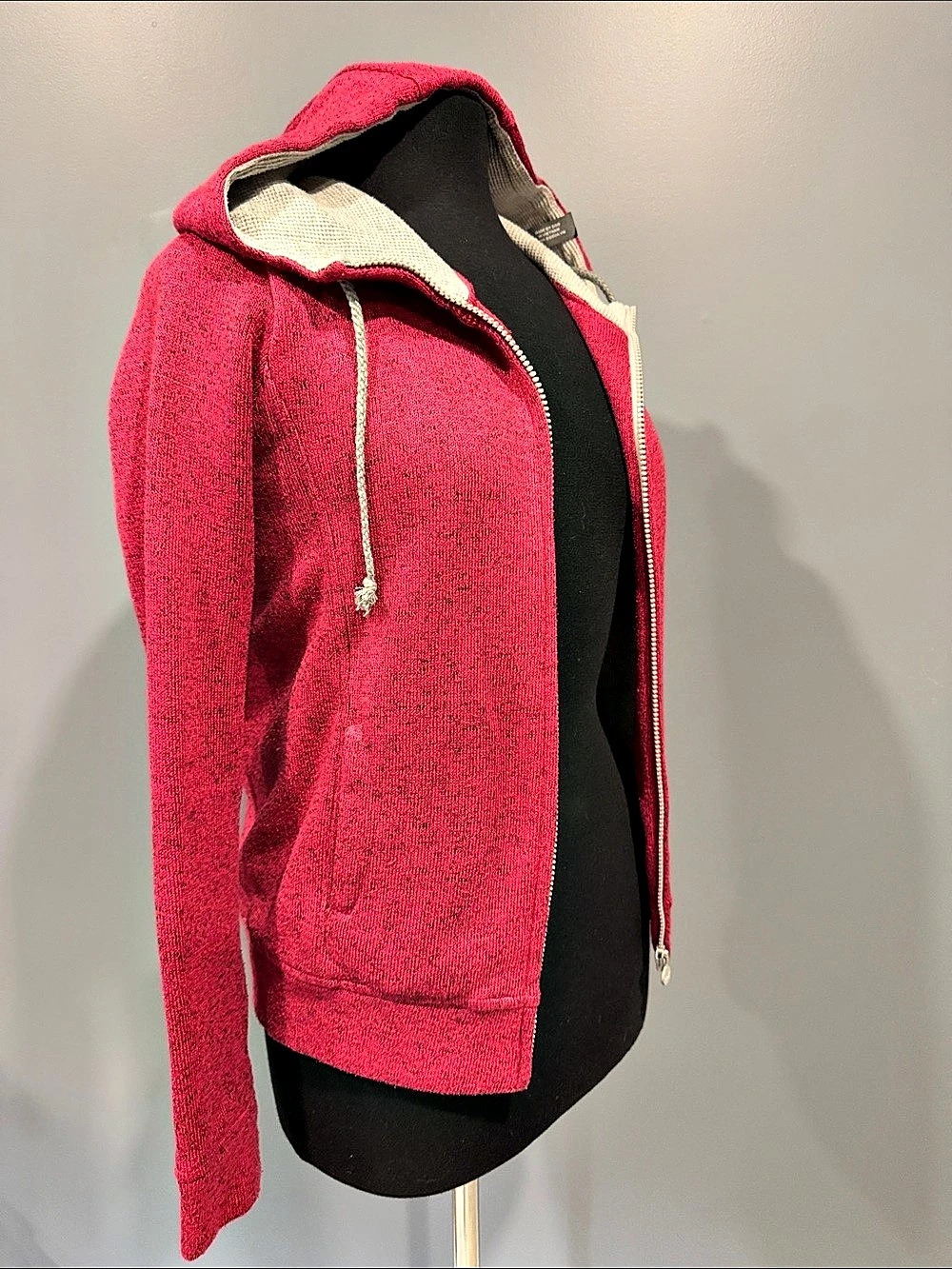 Boo Pink Hooded Full-Zip Jacket